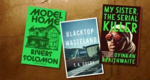 collage of beach horror reads