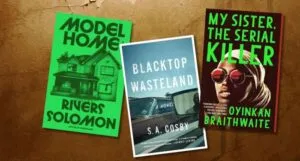 collage of beach horror reads