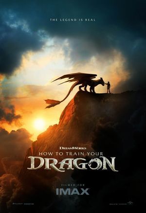 how to train your dragon 2025 movie poster