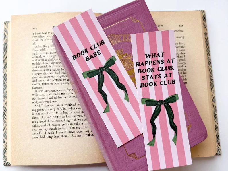 Book Club Bookmark Printable