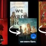 book covers and posters of their adaptations