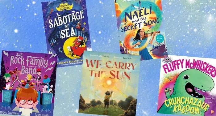 five covers of picture and middle grade books out in June 2025