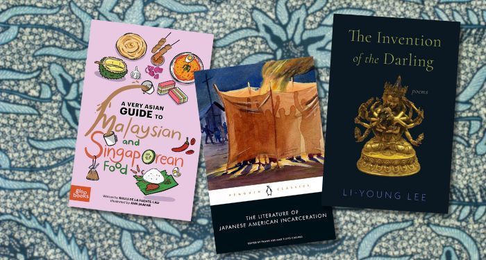 off-center collage of 3 books