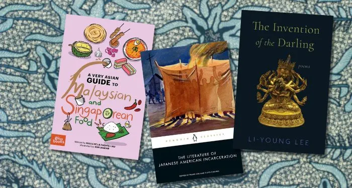 off-center collage of 3 books