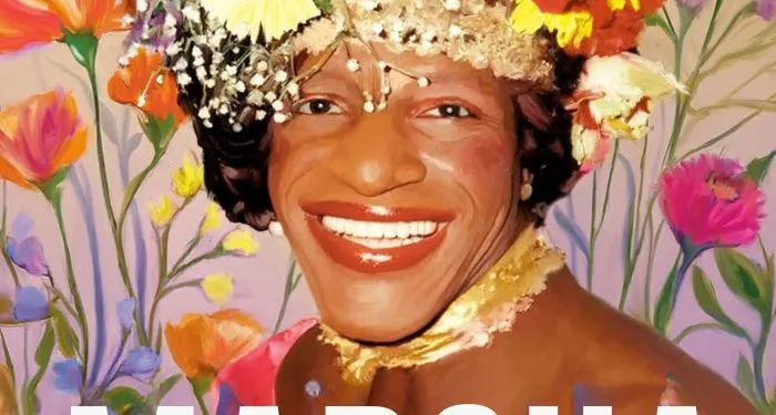 partial cover of Marsha The Joy and Defiance of Marsha P. Johnson by Tourmaline