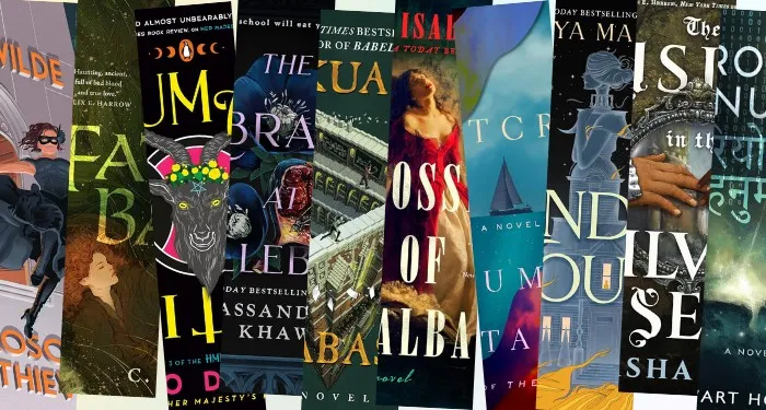 partial covers of new SFF books