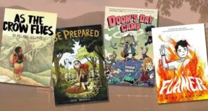 collage of comics set at summer camp