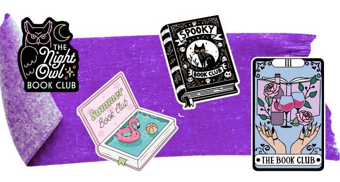 Book Club Stickers to Help Connect You With Your Fellow Readers