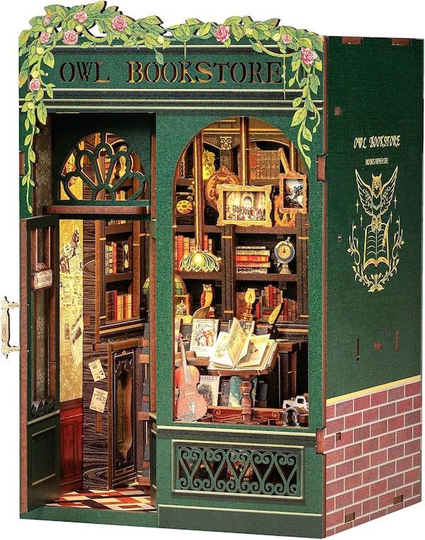Modelo de librería en miniatura