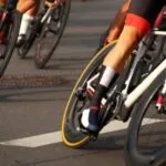 several cyclists on asphalt