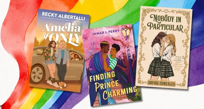 a collage of queer YA covers