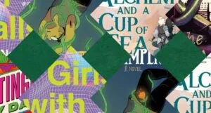 a collage of queer book covers