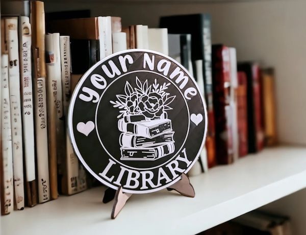 Señal redonda en el libro