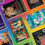 collage of seven queer Latine books