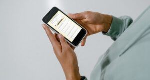 a phone displaying the Read Harder check-in survey