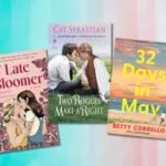 five covers of romances for Disability Pride Month