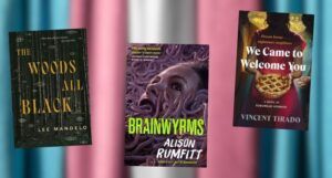 cover collage of trans and nonbinary horror novels