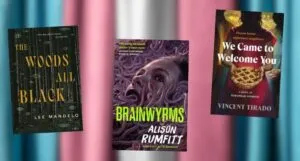 cover collage of trans and nonbinary horror novels