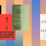 three covers of books from Time's best books of 2025 so far and the cover of the 2025 Women's Prize for nonfiction