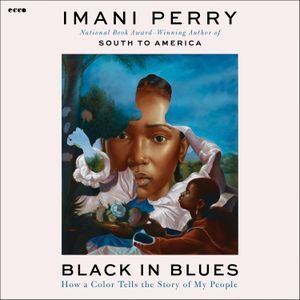 a graphic of the cover of Black in Blues