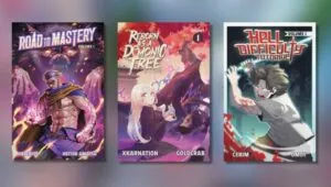Aethon & Vault Light Novel Bundles PART 2! featuring Reborn as a Demonic Tree (Light Novel) Vol. 1, Hell Difficulty Tutorial (Light Novel) Vol. 1, Road to Mastery (Light Novel) Vol. 1