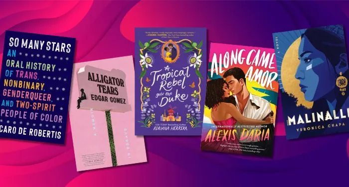 five covers of Latine books published in the first half of 2025