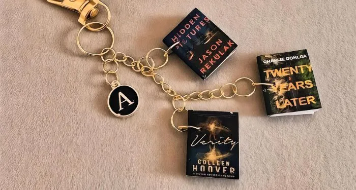 Bookish Bag Charms and Keychains for Your Book Bags and Backpacks