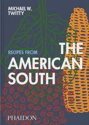 a graphic of the cover of Recipes from the American South