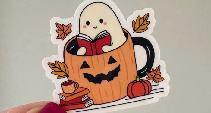 No Trick, All Treats: Fall Stickers & Bookmarks For all the Cozy Book Vibes