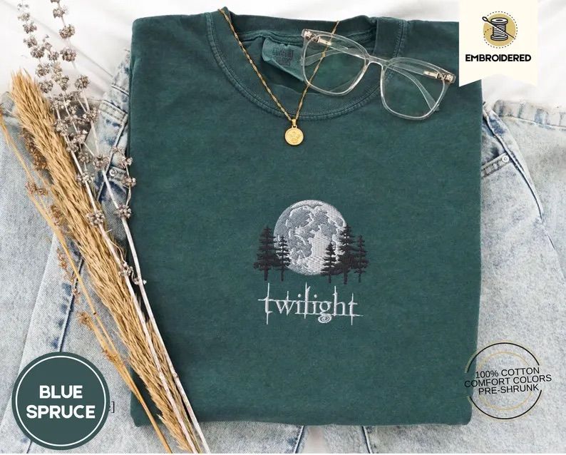 Embroidered Twilight Shirt