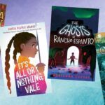 covers of four middle grade books by Latine authors