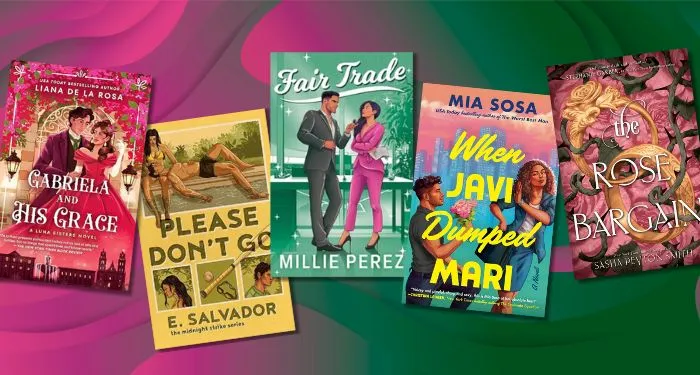 five covers of new latine romances published in 2025