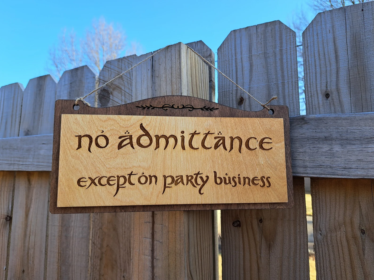 no admittance sign