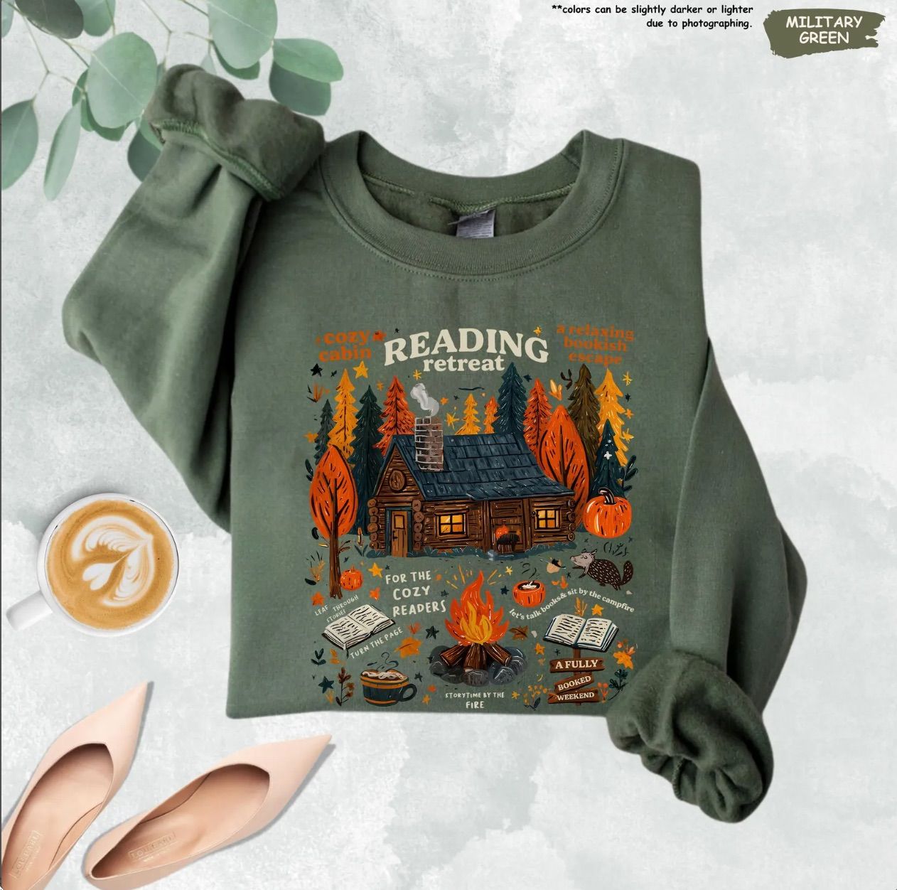 Frighteningly Perfect Bookish Halloween Sweatshirts