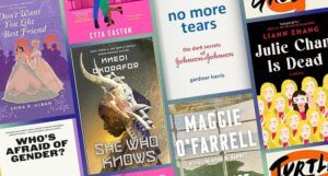a collage of book covers
