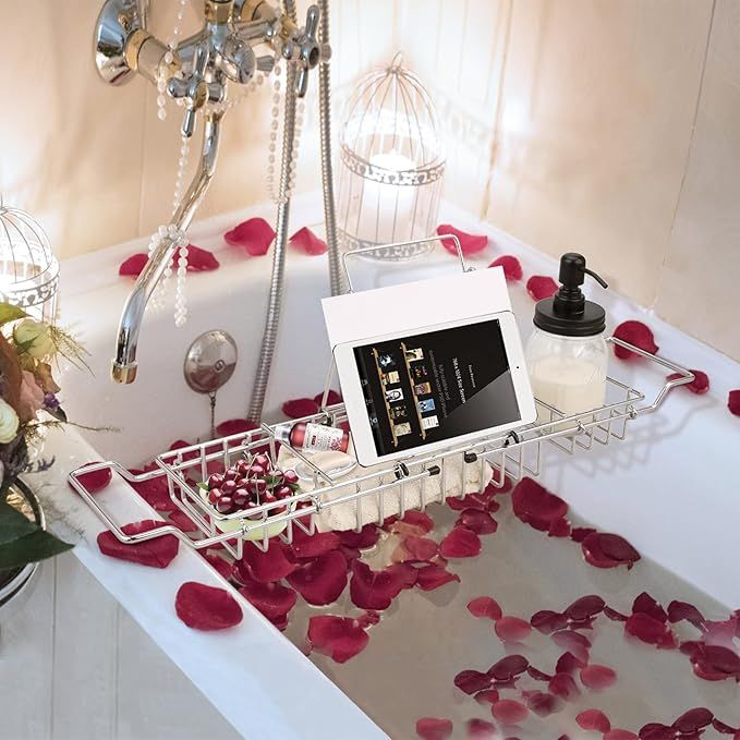 Metal bath caddy