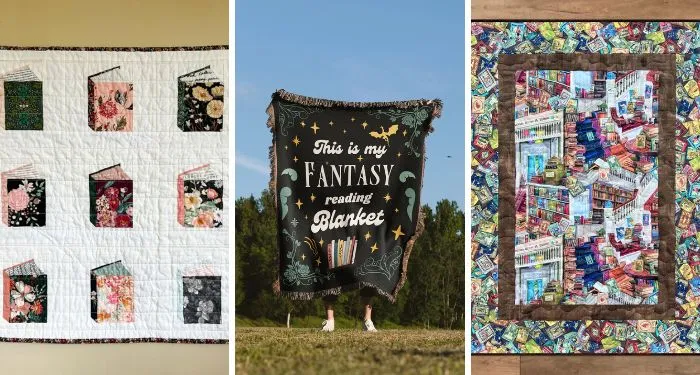 Get Cozy with These Bookish Blankets, Quilts, and Throws