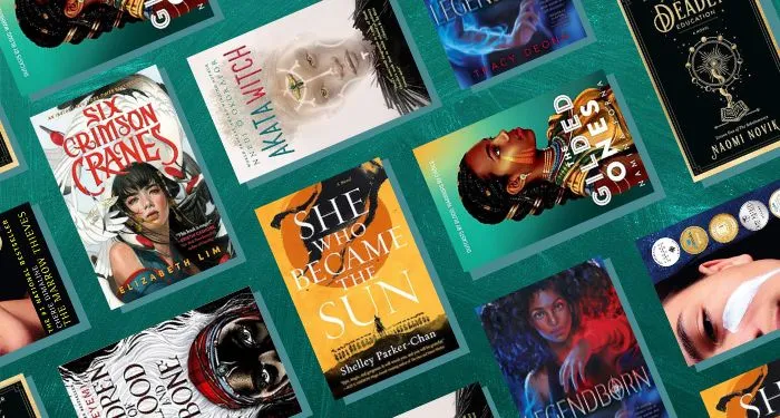 eight covers of chosen one YA fantasy novels