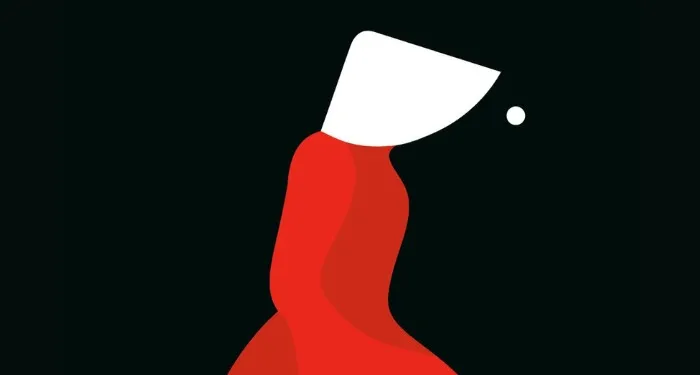partial cover of The Handmaid's Tale