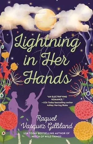 book cover of Lightning in Her Hands by Raquel Vasquez Gilliland
