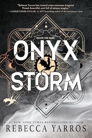 book cover of Onyx Storm by Rebecca Yarros