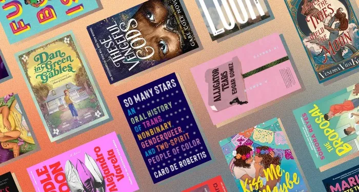 a collage queer Latine book covers