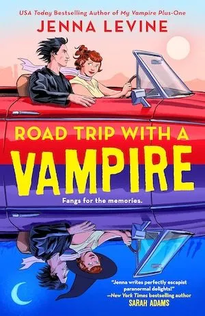 book cover of Road Trip with a Vampire by Jenna Levine