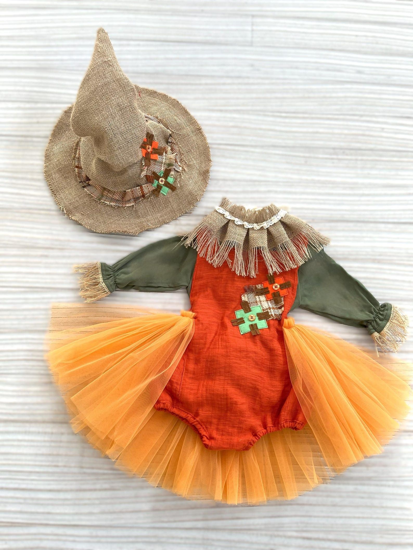 a baby scarecrow costume