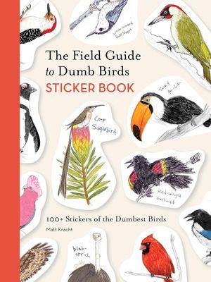 the field guide to dumb birds sticker book cover