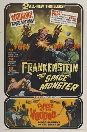 Frankenstein Meets The Space Monster poster