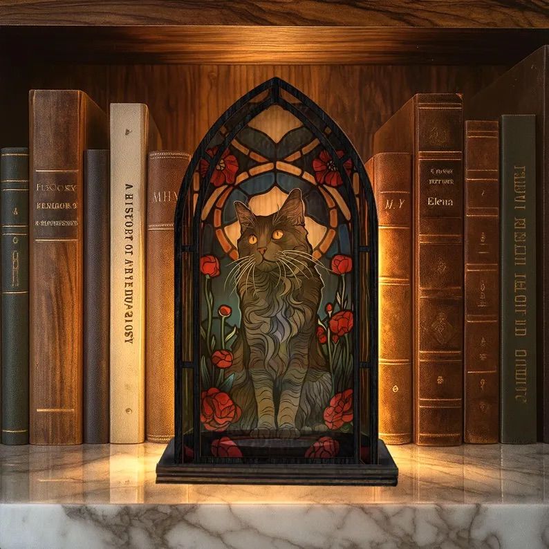 Fantasy Cat Book Nook