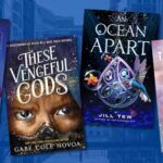 covers of four new dystopian YA novls