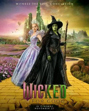 wicked for good movie poster