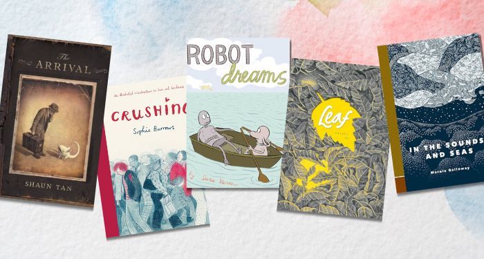 cover collage of wordless comics